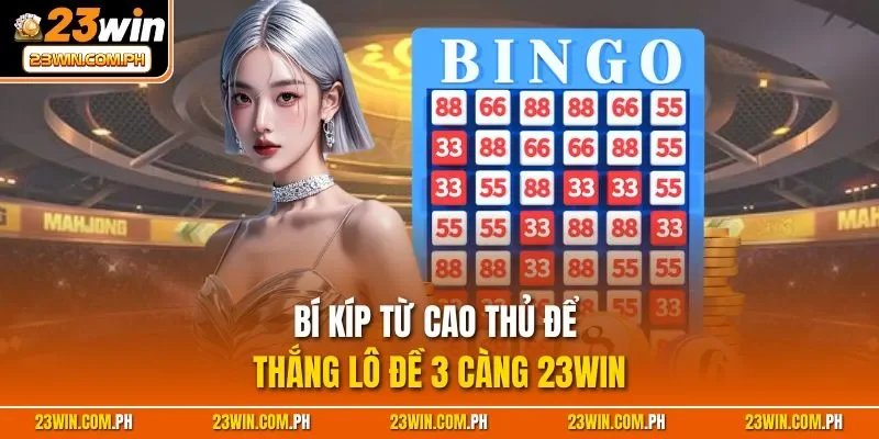 Lô Đề 3 Càng 23WIN – Trúng Lớn, Thưởng Khủng Hàng Tỷ Đồng 4 Bí kíp từ cao thủ để thắng lô đề 3 càng 23WIN